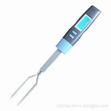 LCD display digital thermometer fork